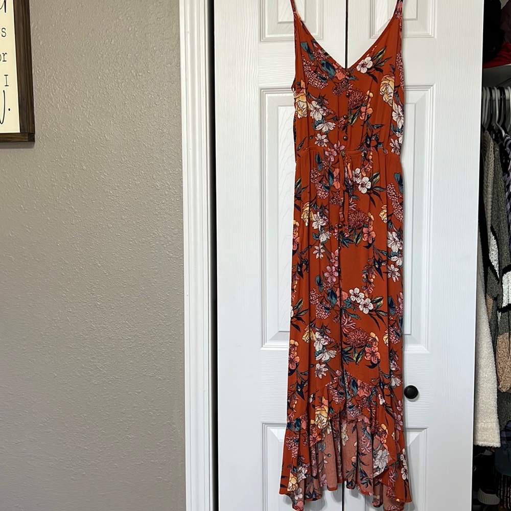 Floral midi dress